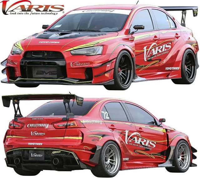 LANCER EVOLUTION IX VARIS SOLID JOKER WIDEBODY KIT(AERO KIT ONLY)【M's】三菱  EVO9 ランサーエボリューション9 (2005y-2007y) VARIS Solid Joker ワイドボディキット 4点セット  (F+FF+S+RF)／／HAM001F FRP バリス ソリッドジョーカー: Nothing But Lancer - Blog ...